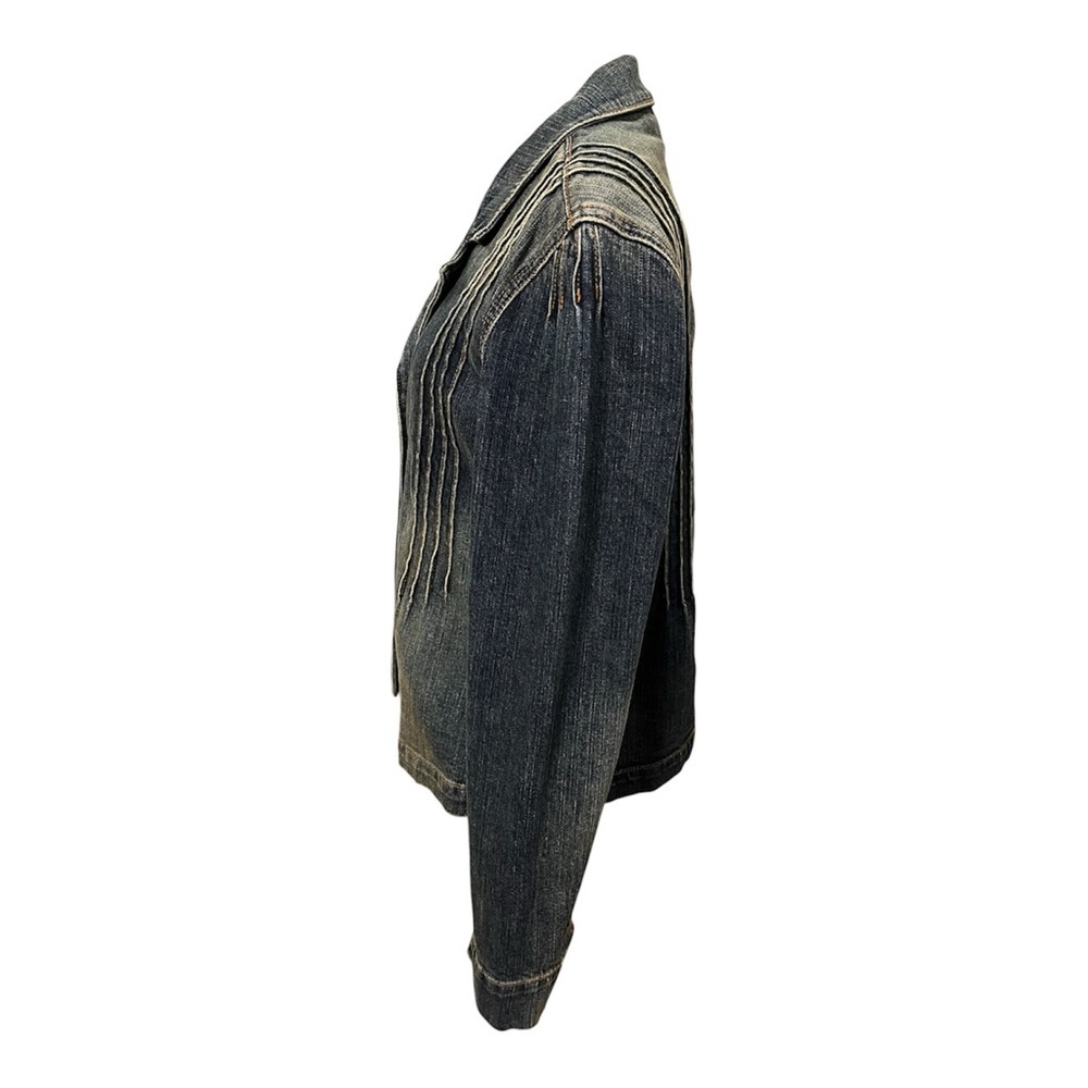 Levi's Y2K Fitted Denim Blazer size L - Picture 3 of 9